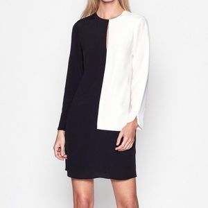 Equipment Tatienne Dress black/white XS NWT
